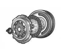 Set di frizione con volano a doppia massa VALEO 837112
