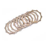 Kit frizione Accessori Per Parti Di Motociclette Disco Frizione Per Honda CBF 600 2004-2007 2006 2005 Kit In Carta Dischi Attrito 8 Pezzi Larghezza 1 Pezzo Stretto