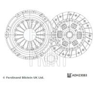 Kit frizione ADH23083 BLUE PRINT per HONDA ACCORD VI PRELUDE IV