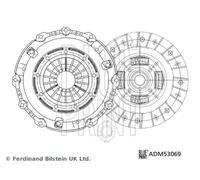 Kit frizione ADM53069 BLUE PRINT per MAZDA 6 Tre volumi 6 Station Wagon