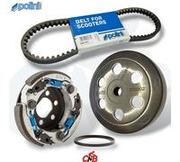 KIT FRIZIONE CAMPANA E CINGHIA POLINI EVO MINARELLI ORIZZONTALE VERTICALE 50 2T