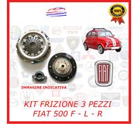 KIT FRIZIONE DISCO SPINGIDISCO CUSCINET 3 PEZZI VECCHIA Fiat 500 F L EPOCA 110 F