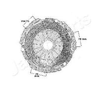 Kit frizione JAPANPARTS KF-1034