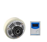 Kit frizione magnetica a polvere con albero cavo o doppio albero da 6 Nm-100 Nm (0,6-10 kg) DC24V con regolatore di tensione for macchina confezionatrice(Shaft-SJ-180A,6N.m(0.6kg))