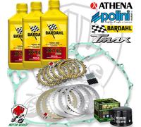 KIT FRIZIONE POLINI GUARNIZIONE OLIO BARDAHL XTC FILTRO YAMAHA T-MAX 500 2001/11