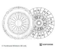 Kit frizione Ricambio per spingidisco frizione ADBP300088 BLUE PRINT per LANCIA