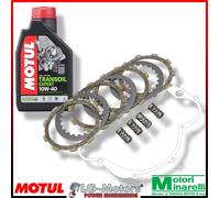 KIT FRIZIONE RINFORZATA COMPLETA LG-MOTORS + OLIO MOTUL MOTORI MINARELLI AM6