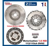 Kit Frizione Volano Motore FISSO per C3 C4 DS4 207 308 1.6 HDI 110 115 835179