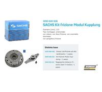 KIT FRIZIONE VOLANO SACHS PER SMART CABRIO CITY COUPER "450" 0.6 3090600008