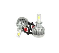 Kit Full Lampada Led Cob H3 20W 12V 24V Bianco 6000K Per Abbagliante e Fendinebb