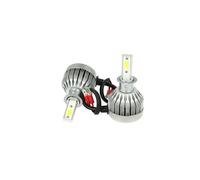 Kit Full Lampada Led Cob H3 20W 12V 24V Bianco 6000K Per Abbagliante e Fendinebb