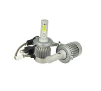 Kit Full Lampada Led Cob H4 20/20W 12V 24V Bi-Led Bi Luce Bianco 6000K Senza Dri