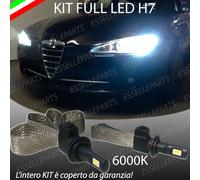 KIT FULL LED ALFA ROMEO 147 RESTYLING LED H7 6000K XENON NOAVARIA 6400 LUMEN