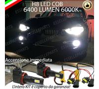KIT FULL LED BMW X3 F25 LAMPADE H8 FENDINEBBIA CANBUS 6400 LUMEN 6000K
