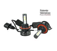 Kit Full Led Cob H13 26W Reale 12V Con Ventola Raffrenddamento Silenziosa Attacc