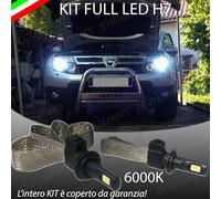 kIT FULL LED DACIA DUSTER LAMPADE LED H7 6000K XENON BIANCO NO AVARIA