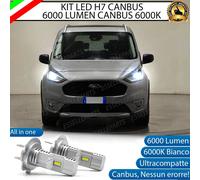 KIT FULL LED FORD TRANSIT CONNECT MK2 LAMPADE LED H7 6000K BIANCO ANABBAGLIANTI