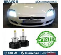 KIT FULL LED H1 ANABBAGLIANTI CANBUS 360° PER FIAT BRAVO MK2 LENTICOLARE 6000K