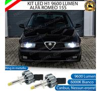 KIT FULL LED H1 CANBUS 360° ALFA ROMEO 155 CON LENTICOLARE 9600 LUMEN 6000K