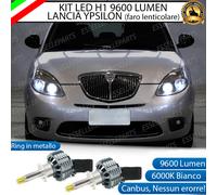 KIT FULL LED H1 CANBUS 360° LANCIA YPSILON Y 843 LENTICOLARE 9600 LUMEN 6000K