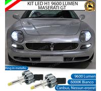 KIT FULL LED H1 CANBUS 360° MASERATI GT CON LENTICOLARE 9600 LUMEN 6000K BIANCO