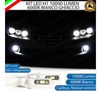 KIT FULL LED H1 FENDINEBBIA ALFA 159 10.000 LUMEN 6000K BIANCO PLUG AND PLAY