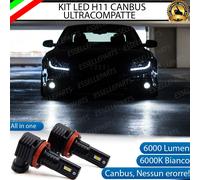 KIT FULL LED H11 FENDINEBBIA AUDI A5 8T PRE-RESTYLING 6000K 6000 LUMEN CANBUS