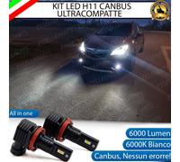 KIT FULL LED H11 FENDINEBBIA PER OPEL MOKKA 6000K BIANCO 6000 LM CANBUS