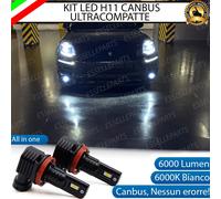 KIT FULL LED H11 FENDINEBBIA PER PORSCHE MACAN 6000K BIANCO 6000 LM CANBUS