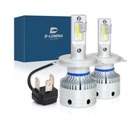Kit Full Led H4 12V 50W 8000 Lumen Canbus All In One IP65 Dissipazione a
