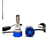 KIT FULL LED H7 100W Canbus 6000K 12-60V Faro Aperto Lenticolare No Errore IP67