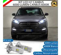 KIT FULL LED H7 ABBAGLIANTI HYUNDAI TUCSON MK3 PRE-RESTYLING 6000K 6000 LUMEN