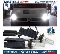 Kit Full LED H7 per Renault Master 2 2003> Luci ANABBAGLIANTI CANbus POTENTE