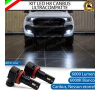KIT FULL LED H8 FENDINEBBIA PER FORD RANGER MK4 6000K BIANCO CANBUS ALL IN ONE