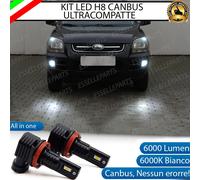 KIT FULL LED H8 FENDINEBBIA PER KIA SPORTAGE MK2 6000K 6000 LM CANBUS ALL IN ONE