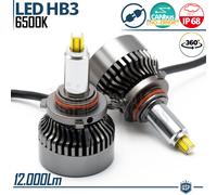 Kit FULL LED HB3 CANbus Luce Bianca 6500K Lampadine Fari Led 12000LM NO ERRORI
