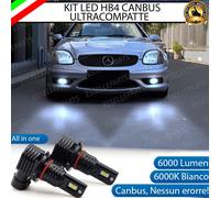KIT FULL LED HB4 FENDINEBBIA PER MERCEDES SLK R170 DAL 2001 6000K BIANCO CANBUS