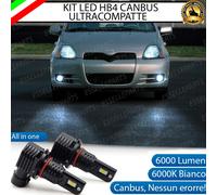 KIT FULL LED HB4 FENDINEBBIA PER TOYOTA YARIS MK1 6000K BIANCO 6000 LM CANBUS