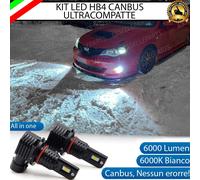 KIT FULL LED HB4 FENDINEBBIA SUBARU IMPREZA GE GH GR 6000K 6000 LUMEN CANBUS