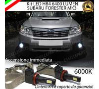 KIT FULL LED HB4 PER SUBARU FORESTER 3 CANBUS 6400 LUMEN FENDINEBBIA NO AVARIA
