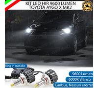 KIT FULL LED HIR HIR 2 6000K CANBUS 360° PER TOYOTA AYGO X MK2 PLUG AND PLAY