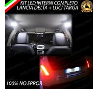 KIT FULL LED INTERNI LANCIA DELTA CONVERSIONE COMPLETA + LED TARGA CANBUS