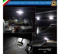 KIT FULL LED INTERNI MERCEDES W463 CONVERSIONE COMPLETA 6000K NO AVARIA