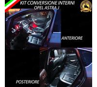 KIT FULL LED INTERNI OPEL ASTRA J PLAFONIERA ANTERIORE+POSTERIORE CANBUS