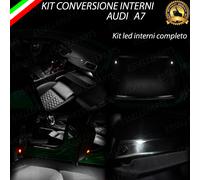 KIT FULL LED INTERNI PER AUDI A7 KIT COMPLETO 100% NO ERRORE 6000K CANBUS