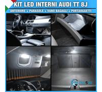 KIT FULL LED INTERNI PER AUDI TT 8j CONVERSIONE COMPLETA CANBUS NESSUN ERRORE