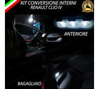 KIT FULL LED INTERNI RENAULT CLIO 4 IV PLAFONIERA + LUCE BAGAGLIAIO 6000K