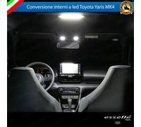 KIT FULL LED INTERNI TOYOTA YARIS MK4 CONVERSIONE COMPLETA 6000K CANBUS NO ERROR