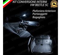 KIT FULL LED INTERNI VOLKSWAGEN MAGGIOLINO 5C NO ERROR 6000K CANBUS BIANCO