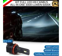 KIT FULL LED LAMPADA H9 3000 LUMEN ABBAGLIANTI SUZUKI V- STROM 1000 2014-2017